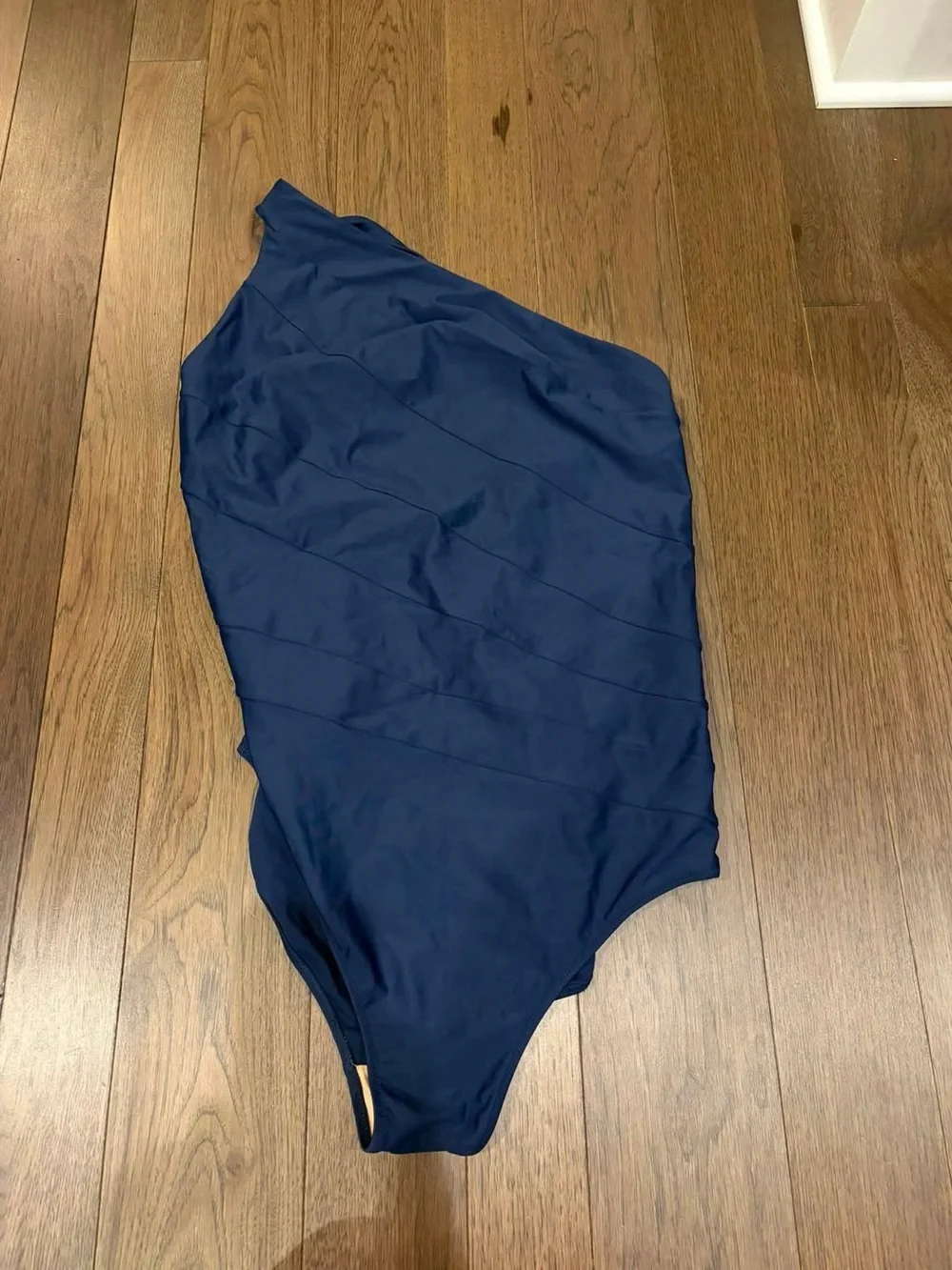 summersalt One-Shoulder Navy Swimsuit